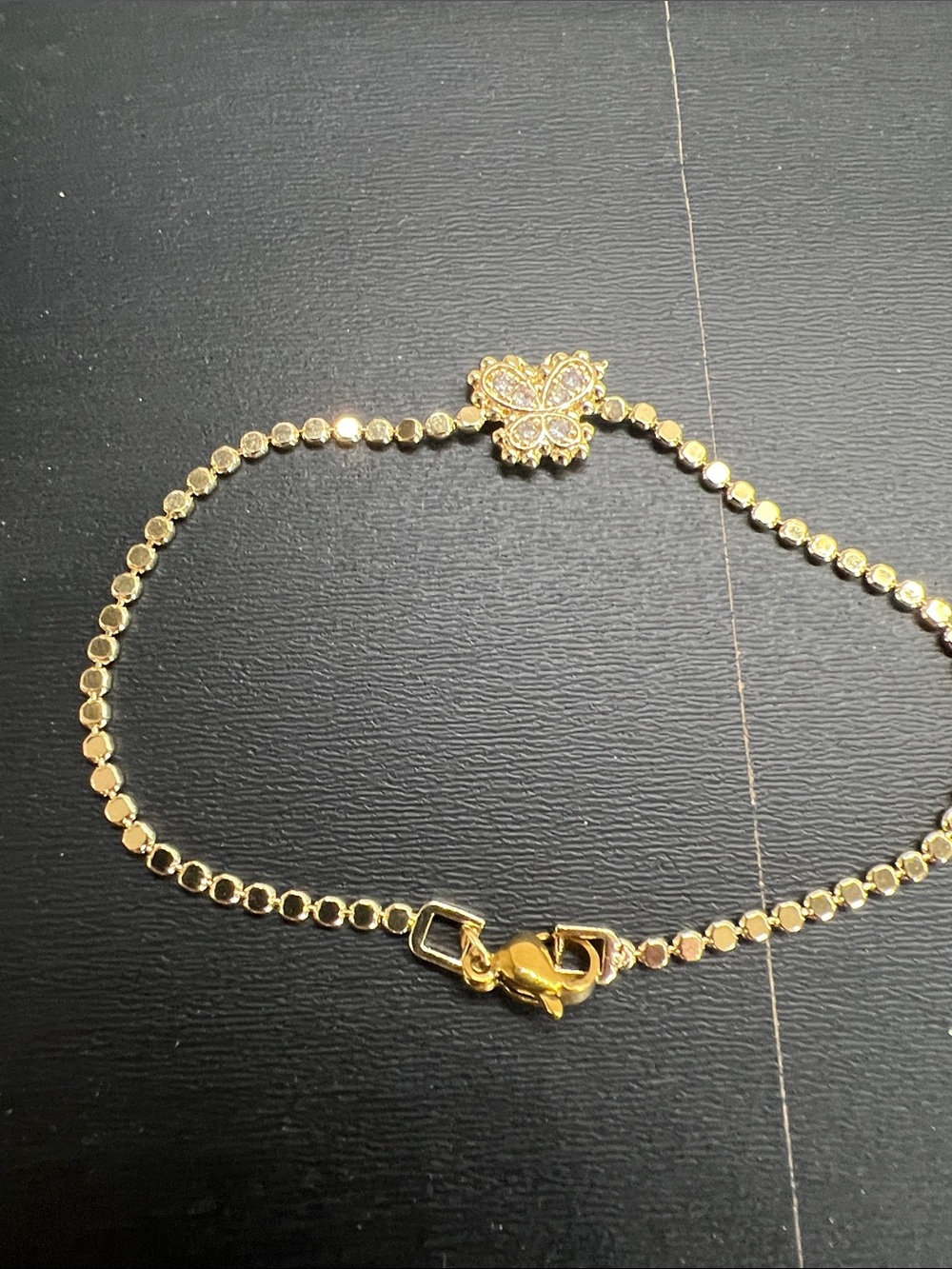 Gold Butterfly Tennis Bracelet - Women Jewelry